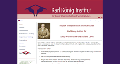 Desktop Screenshot of karl-koenig-institute.net